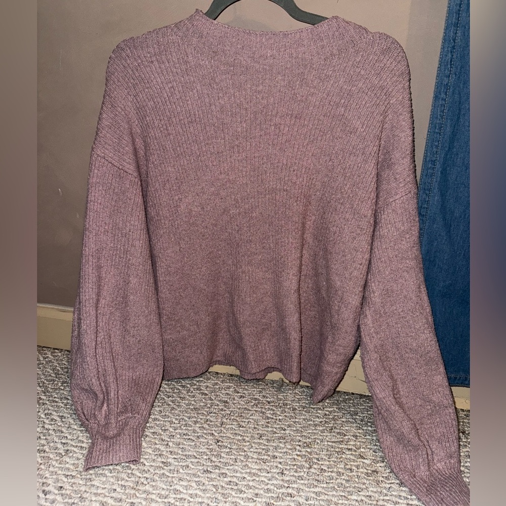 Pink Rose Dusty Pink Crew Neck Sweater